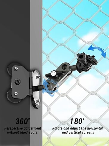 Magnetic Camera Mount with 4 Super Magnets, Universal Metal Surface Mount Sports Video Recording Kit Dual Ball Head & Adjustable Metal Arm for GoPro, Mevo Start, iPhone, DJI Osmo in Saudi Arabia
