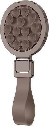 Magnetic Phone Ring Holder for Hand and Desk,BONERUY Silicone Suction Cup Phone Kickstand with Strap, Magnet iPhone Mount Hands-Free Mirror Shower Stand for iPhone 16/15/14/13/12/Pro Max/Pro/Plus/Mini in Saudi Arabia