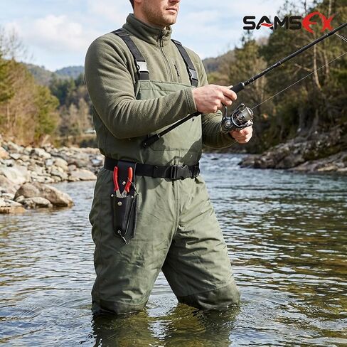 SAMSFX 1.5" Fishing Wader Belt Adjustable Wading Belts for Surf Casting Kayak Fishing Accessories Waders Straps in Saudi Arabia