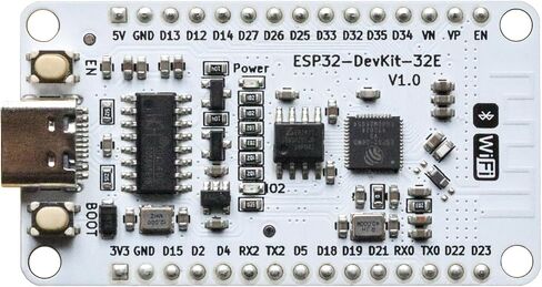 3PCS ESP32 Dev Board, USB-C, Latest ESP32-D0WD-V3 Microcontroller, 4MB Flash, 2.4GHz WiFi & BLE 4.2, Improved Stability & Heat Dissipation, Compatible with Arduino IDE/MicroPython in Saudi Arabia