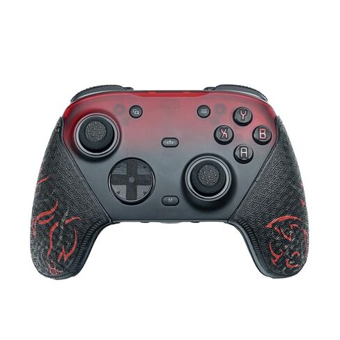 SHADOW BOOLT Controller Grips for GameSir G7 Pro, Skin kit,Anti-Skid, Multi-Texture, Sweat Absorption, Pre-Cut Grips Tape (Black, Red & Metallic Grey, Compatible with GameSir G7 Pro) in Saudi Arabia