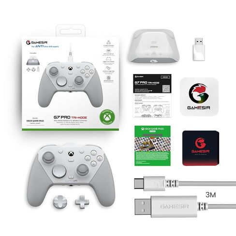 GameSir G7 Pro Controller for Xbox PC Android and Gaming Carrying Case for G7 Pro (Silver) in Saudi Arabia