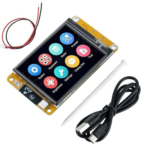 Hosyond 2.4'' ESP32 Display Resistive Touch Screen with WiFi+BT, ILI9341 Driver 240x320 TFT LCD Screen Module for Arduino in Saudi Arabia