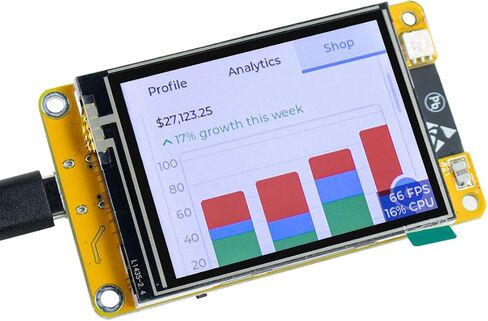 Hosyond 2.4'' ESP32 Display Resistive Touch Screen with WiFi+BT, ILI9341 Driver 240x320 TFT LCD Screen Module for Arduino in Saudi Arabia