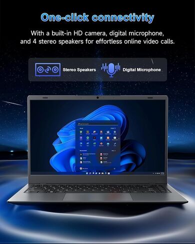كمبيوتر محمول، شاشة FHD IPS مقاس 15.6 بوصة، معالج N95 (Beat N5095)، ذاكرة الوصول العشوائي DDR5 عالية السرعة 12 جيجابايت، 256 جيجابايت SSD، WiFi 6 BT 5.3، بصمة الإصبع، لوحة مفاتيح بإضاءة خلفية، كمبيوتر محمول خفيف الوزن لمكتب طلاب الأعمال in Kuwait