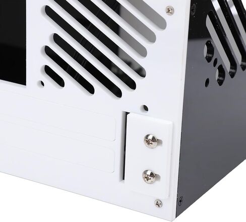 Mini ITX PC Case, 10.5L Small Acrylic Transparent Computer Case Supports ITX Motherboard 4X 2.5 Inch SSDs SFX SFX L PSU with 360 Degree Ventilation for Home Gaming Office in Saudi Arabia