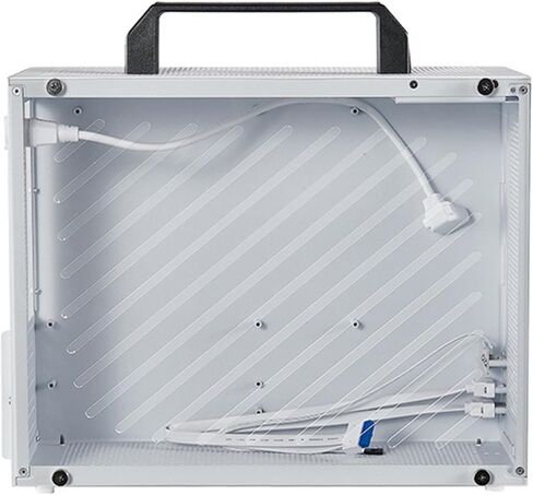 Compact ITX MATX PC Case, Portable Gaming Computer Case with Acrylic Panel, Supports 335mm GPU, Type C, Reinforced Steel, Ideal for Small Form Factor Builds in Saudi Arabia
