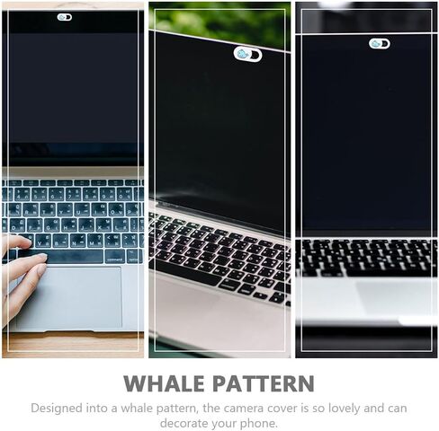 4pcs Whale Pattern Webcam Lens Cover Slide for Laptop Phone in Saudi Arabia
