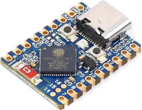 ESP32-S3 Mini Dev Board Based on ESP32-S3 Dual-Core Processor up to 240MHz Main Frequency, Support 2.4GHz Wi-Fi & Bluetooth 5, 8MB Flash Memory, 8MB PSRAM, Onboard Multi-Function GPIO Pins in Saudi Arabia