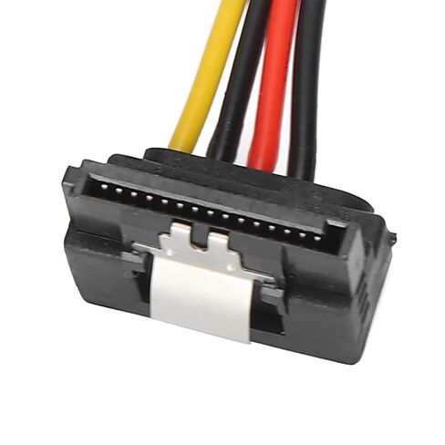 10 Pack Sata Power Cable Power Extension Cable Sata Power Cable Extension Sata Male to Female Cable 15 Pin 90 Degree for HDD Sdd Optical Drives in Saudi Arabia