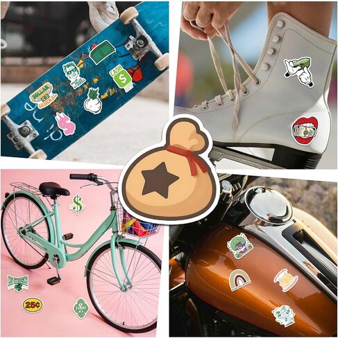 120pcs Money Stickers for Planner for Adults, for Water Bottle - Money Sign, Symbol Stickers, Party Supplies- Gift for Women & Men in Saudi Arabia