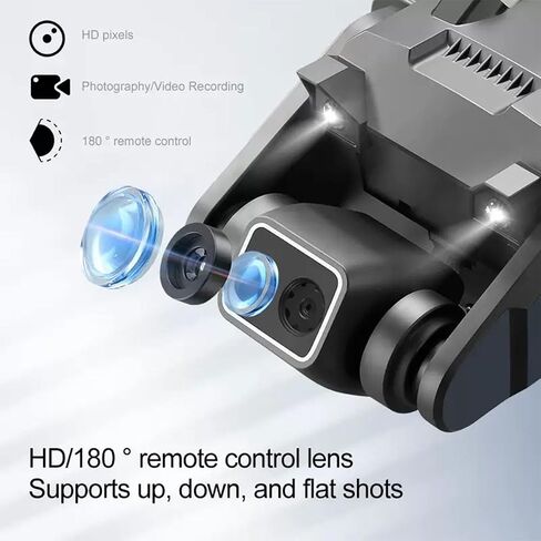 GPS Drone with 4K Camera for Adults, Auto Return, Quadcopter with Brushless Motor Professional Drone, Max Speed 16m/s,40 Mins Flight With 2 Batteries, Lightweight and Foldable for Adults, Beginner in Saudi Arabia