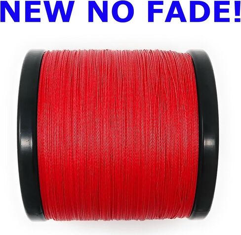 Reaction Tackle Braided Fishing Line - Pro Grade Power Performance for Saltwater or Freshwater Fish - Colored Fishing Line Braid for Extra Visibility in Saudi Arabia