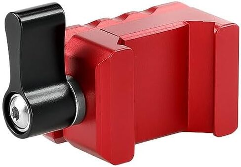 Alvin's Creativity Standard NATO Clamp with Quick-Release Lock, 1/4"-20 & 3/8"-16 ARRI-Style Threads for Camera Cages, NATO Rails, Friction Arms, and Accessory Mounting, Black in Saudi Arabia