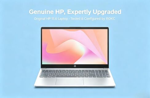 Customized Premium HP 15.6" HD Touch Laptop, i3 CPU, 8GB, 256GB, Windows 11 in Saudi Arabia