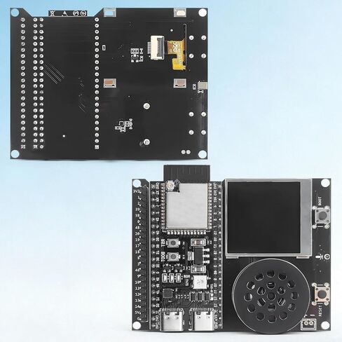 ESP32-S3 Dev Board N16R8 with Pre-Soldered IPEX Antenna Connector & Expansion Base Board, 16MB Flash + 8MB PSRAM, WiFi Bluetooth 5.0, USB-C, Compatible with Arduino IDE in Saudi Arabia