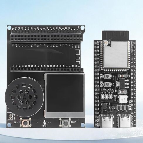 ESP32-S3 Dev Board N16R8 with Pre-Soldered IPEX Antenna Connector & Expansion Base Board, 16MB Flash + 8MB PSRAM, WiFi Bluetooth 5.0, USB-C, Compatible with Arduino IDE in Saudi Arabia