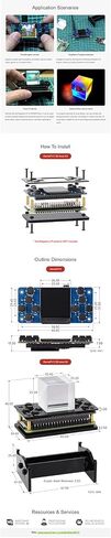 GamePi13 Game Console Onboard 1.3inch LCD 240 × 240 Resolution for Raspberry Pi / RP2040-PiZero, with ST7789 Driver Chip SPI Interface 12 Customizable Buttons, Board Only (Retro Gaming) in Saudi Arabia