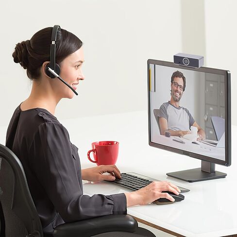 ASHATA 1080P HD Webcam with Microphone, USB Plug and Play in Saudi Arabia
