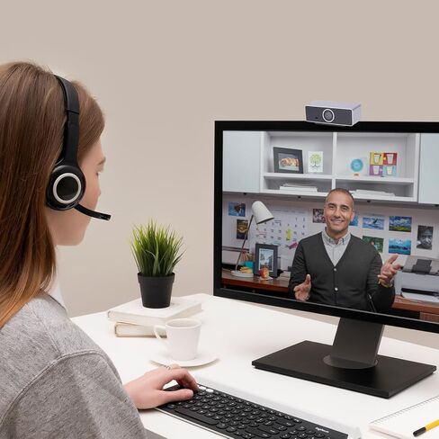 ASHATA 1080P HD Webcam with Microphone, USB Plug and Play in Saudi Arabia