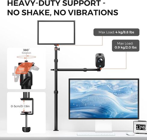 NearStream VM20 Pro 4K Streaming Camera & ST40 Desk Mount Kit in Saudi Arabia