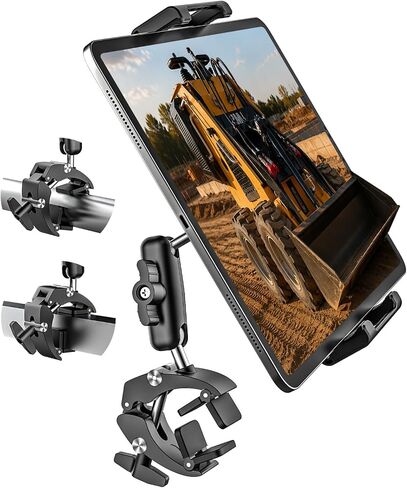 Metal Skid Steer Tablet Mount, Heavy Duty Handlebar Tablet Holder in Saudi Arabia