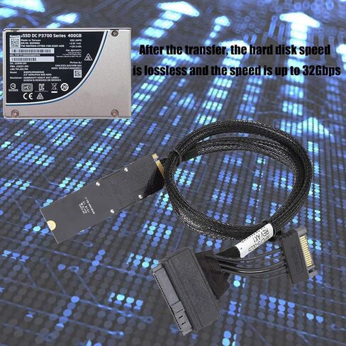 U.2 to M.2 Cable Efficient 32Gbps Speed Connection Cable for 983 750 - 19.69 Length - Workstations, Servers in Saudi Arabia