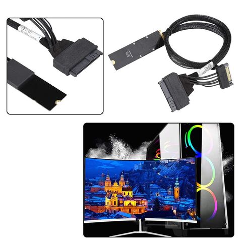 U.2 to M.2 Cable Efficient 32Gbps Speed Connection Cable for 983 750 - 19.69 Length - Workstations, Servers in Saudi Arabia