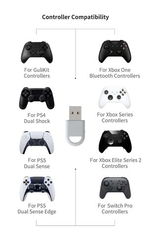 GuliKit Elves 2 Pro Wireless Game Controller Hyperlink 2 Fastest Wireless Adapter in Saudi Arabia