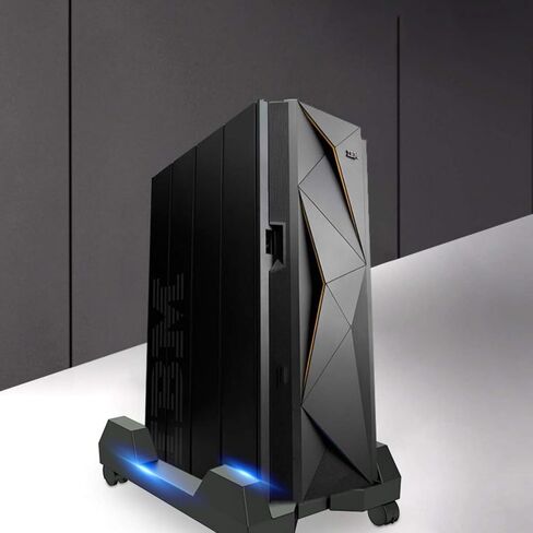 CPU Stand Mobile CPU Stand CPU Rolling Stand with Adjustable Width Desktop Tower Case Stand Cart with 4 Caster Wheels for Office Home Black PC Tower Holder Cart in Saudi Arabia