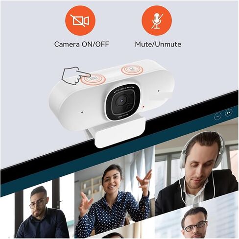 V15AF 75° Wide Angle Webcam 2K Full HD 30fps with Microphone in Kuwait