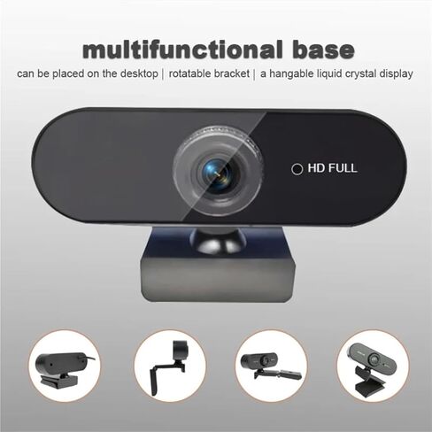 Webcam HD 1080P with Microphone, USB Interface in Kuwait