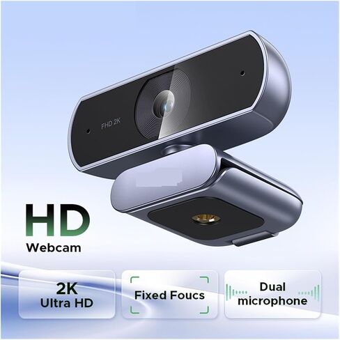 2K Webcam with Microphone, Full HD USB Web Camera in Kuwait