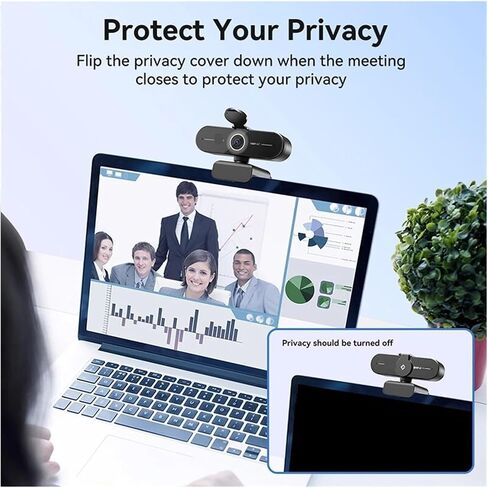 Webcam 4K 1440P 2K 1080P C60E Autofocus USB in Kuwait