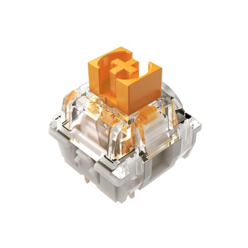 Razer Mechanical Switches Replacement Pack for Gaming Keyboard: Gen-3 Orange Tactile Switches- 2.0mm Actuation Point at 50g- Transparent Housing- 3 Pin- Box-Style Cross Stem- 36 pcs RC21-02040300-R3M1 in Saudi Arabia