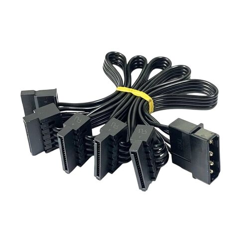 Extension Cable Power Splitter Cable Adapter Expansion Wire Power Connector Power Setup with Secure Latching Ends Suitable for Home Student Small Business Systems in Saudi Arabia