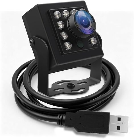 كاميرا عين السمكة USB 1080P رؤية ليلية ونهارية للكمبيوتر in Kuwait