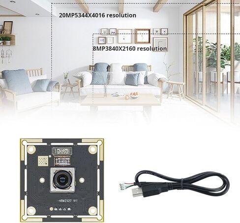 Professional 4800MP USB Webcam with Autofocus 77 Degree Wide Angles Lens for Video Calls Online Meetings in Saudi Arabia
