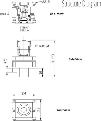 AR2020 20MP USB Camera Module 5120x3840@15fps in Kuwait