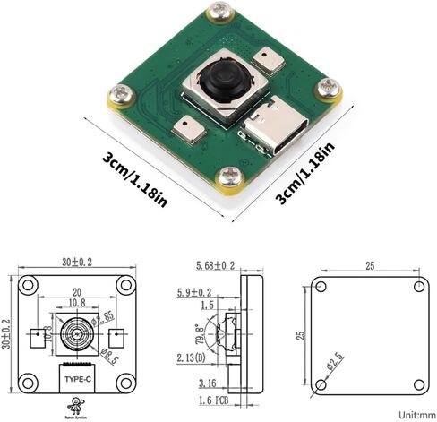 30fps USB Camera IMX378 Sensoring 12MP High Resolution Not Distortion Video Conference Webcam in Saudi Arabia