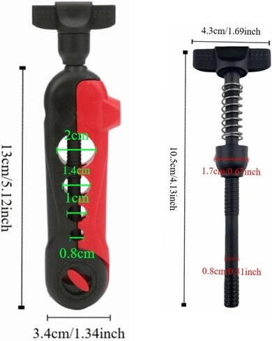 Portable Mini Fishing Line Spooler - Universal Reel Winder for Baitcaster & Spinning Reels, Fits Various Spool Sizes (5.12x1.34in) in Saudi Arabia