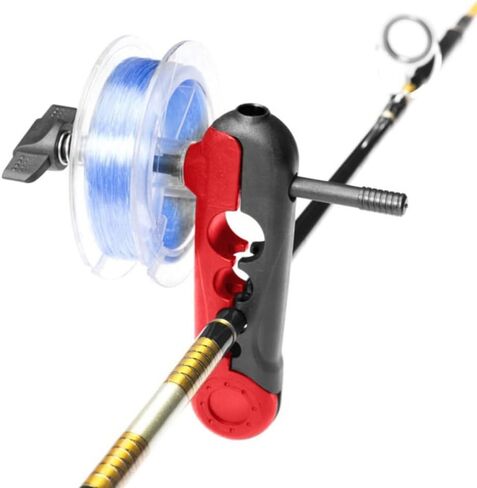 Portable Mini Fishing Line Spooler - Universal Reel Winder for Baitcaster & Spinning Reels, Fits Various Spool Sizes (5.12x1.34in) in Saudi Arabia