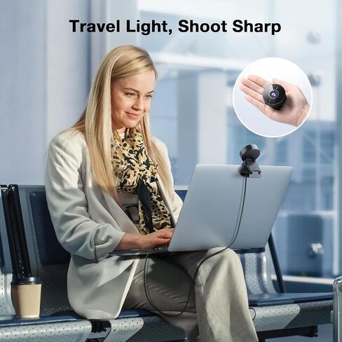 4K Web Camera 1080P 60fps with Microphone Mini USB for Computer/Desktop/Laptop EMEET Webcam in Kuwait