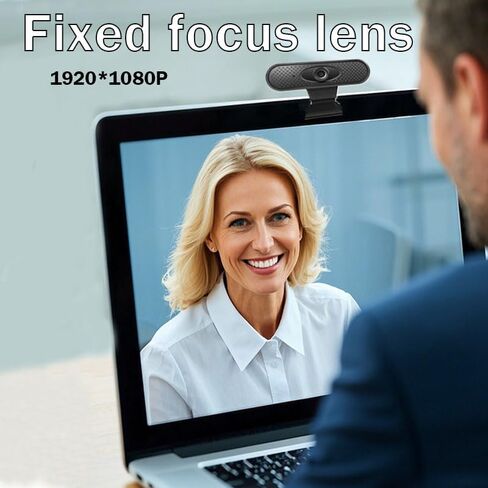 USB Webcam 1080P HD Mini for Laptop Computer Web Camera Built-in Microphones for Living/Video Call/Conference in Kuwait