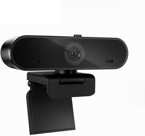 60FPS Business Conference Webcam,Autofocus with HDR,Dual Noise-Canceling Microphones,Privacy Cover,H.264 USB &Play in Kuwait