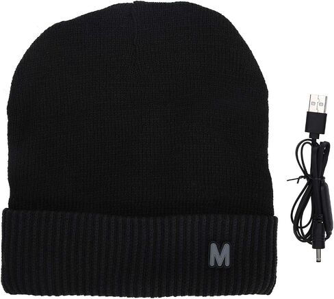 LIANGLIDE Heated Hat - Rechargeable Electric Warm for Fishing, Skiing, Motorcycling (Black Border) in Saudi Arabia