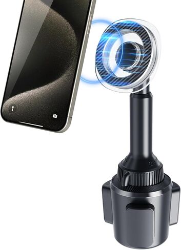 OQTIQ Phone Cup Holder for Car Mount for MagSafe, Quick Extension Long Arm in Saudi Arabia