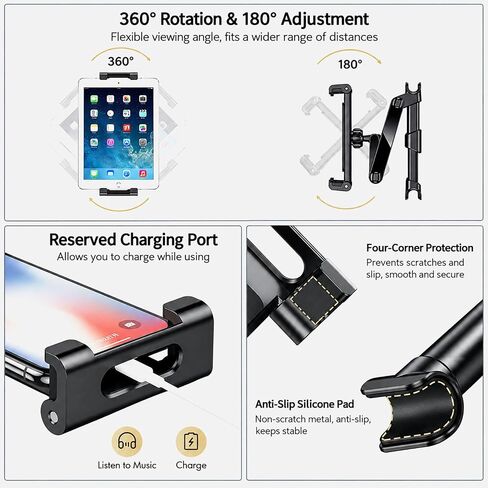 1PC Car Headrest Tablet Holder, Phone ipad Holder, for 4.7-12.9" Devices in Kuwait