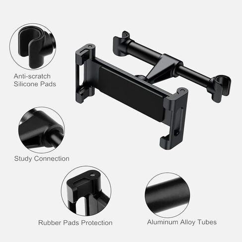 1PC Car Headrest Tablet Holder, Phone ipad Holder, for 4.7-12.9" Devices in Kuwait