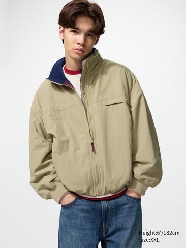 Uniqlo Fleece Lined Stand Blouson in Kuwait